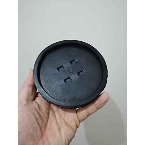 4Pcs Universal Round Rubber Arm Pads for Car Auto Jacking Lift Dia 120mm Thick 15mm Car Auto Truck Hoist