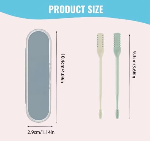 2-in-1 Nasal Hair Cutter, 2024 New Upgraded Manual Nose Hair Trimmer, Double Sided and 360° Rotating Nose Hair Trimmer, Nostril Hair Remover Tool for Men Women (24)