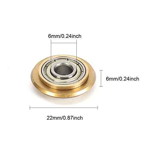 2 Pack Tile Cutter Wheel Cutting Blade Replacement Premium Tungsten Carbide Bearing Ceramic 22¡¿6¡¿6mm Scoring With Bolt Lock Nut For Wall Floor Tiles Glass Knife Manual Machine