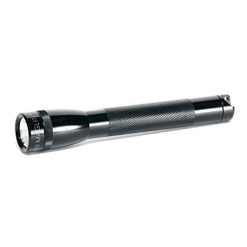 Maglite Mini LED 2-Cell AA Flashlight with Holster, Black, 6.5 inch, SP2201HLp