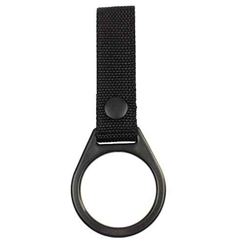 ROCOTACTICAL Police Night Stick Ring Holder, D/C Cell Web Flashlight Holder for Duty Belt, Slide-on Style