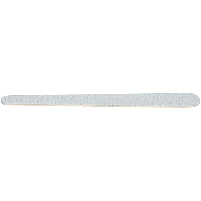 ForPro O-Files Wood Board, 100/180 Grit, Silver, Double-Sided Manicure & Pedicure Nail Files, 6” L x .75“ W, 100-Count