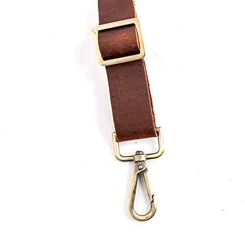 Luchuan Waterproof Waxed Canvas Tool Apron With the Adjustable Genuine Leather Belt (Khaki)