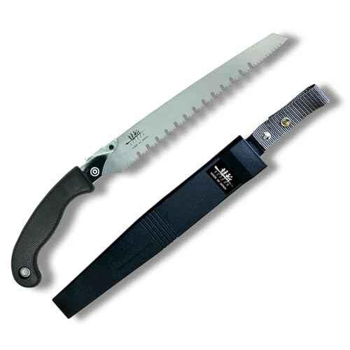 SUIZAN Pruning Saw 10.6" Gullet Blade - Professional Japanese Tree Trimming Handsaw Pullsaw Gardening Tools