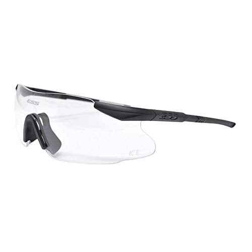 ESS Eyewear Eye Safety Systems ICE-One Ballistic Eyeshield, Clear Lens, White, 2.4 (740-0005)