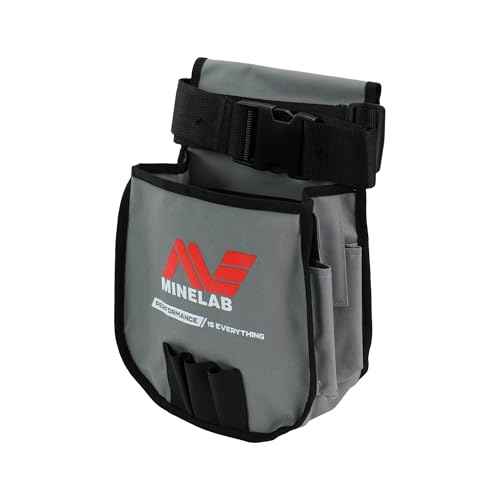 MINELAB Multi Pocket Finds Pouch with Secure Straps and Hard Shell
