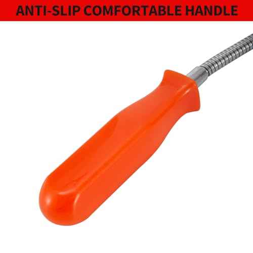 Flexible Magnetic Pickup Tool Bendable Retrieve Stick - Extendable to 44¡±20LB Pull, Useful for Hard-to-Reach Place, Sink Drains Mechanic Automotive
