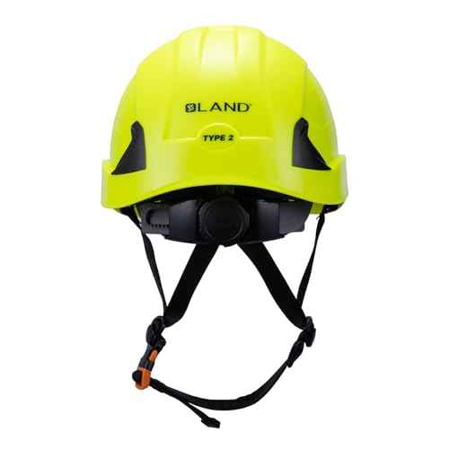 Land Helmets Frontier Type 2 Class C Vented Safety Helmet - ANSI/ISEA Z89.1 Type II OSHA Compliant Hard Hat. Used in Construction, Arbor, and Industrial Work.