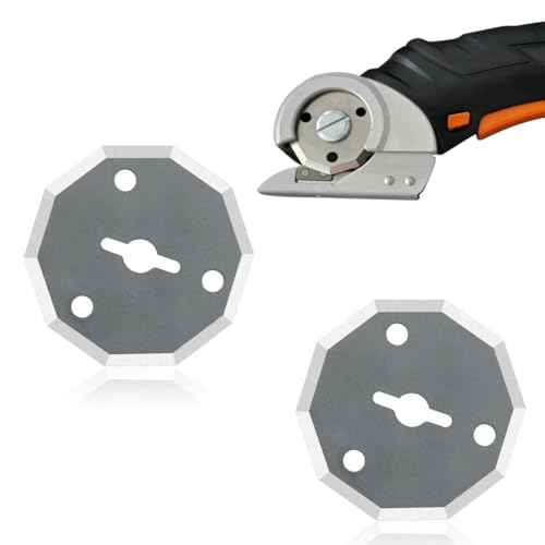 Replacement Blades Compatible with Worx WX082L 4V ZipSnip Cordless Electric Scissors, Replacement Rotary Blades Fit WX745L.9 MAKERX ZipSnip Rotary Cutter, RC2600K,RC2601,RC2602,WX080L,WX081L (2 Pcs)