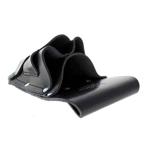 Ideal Industries 35-784BLK Leather Hip Holster Six Pocket Tool Pouch, Black