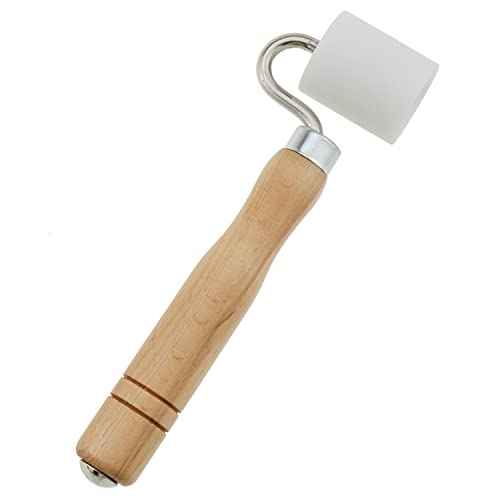 E-outstanding Soft Seam Roller Tool Wallpaper Seam Roller 7.7x1.4 Inch Roller for Wallpaper Flat Pressure Roller Smoothing Tool