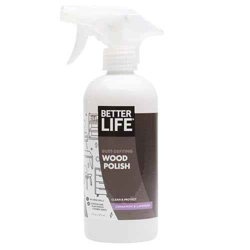 Better Life Natural Wood Polish, Cinnamon and Lavender, 16 Ounce, 24195