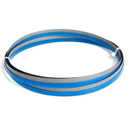 Imachinist S1321812 M42 132" Long, 1" Wide, Bi-Metal Bandsaw Blades for Cutting Metal Variable Teeth (8/12TPI)