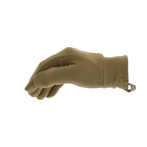 Mechanix Wear ColdWork Base Layer Winter Work Gloves - SoftShell Micro-Fleece Glove Liner - Secure Grip - Touchscreen Compatible - Machine Washable - Large - Coyote Brown