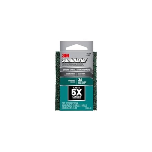 3M SandBlaster Paint Stripping Sanding Sponges, 36/Coarse Grit,