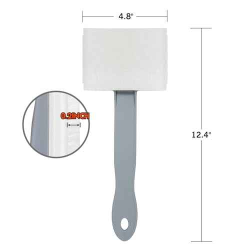 ROLLINGDOG 4" Reach-Behind Paint Pad - Paint Pad for Hard to Reach Places,for Behind Toilets, appliances and radiators