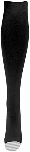 Truform Surgical Stockings, 18 mmHg Compression for Men and Women, Knee High Length, Open Toe, Black, 2X-Large