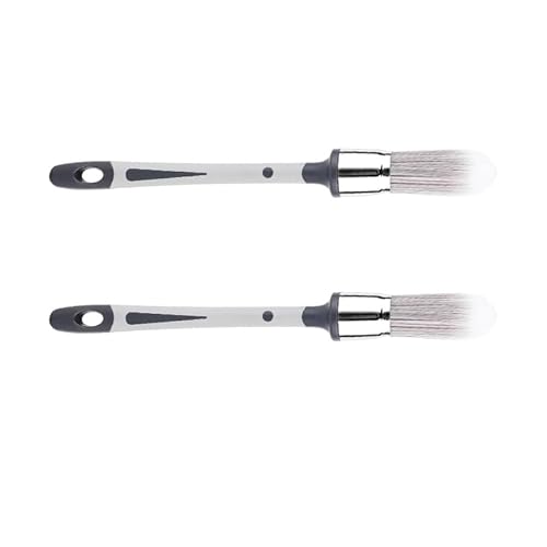 4-Pack Paint Brushes for Walls Painting - 0.4", 0.5", 0.6", 0.9", Trim Paint Brushes& Paint Edger Tool for Walls - Ideal for Baseboards, Furniture, Corners & Touch-Ups