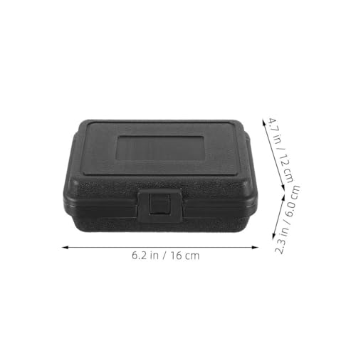 TEHAUX 2pcs Portable Tool Storage Box Compact Hard Carrying Case for Mechanics Tools Organizer Lightweight Design for Efficient Hardware Storage and Outdoor Tasks