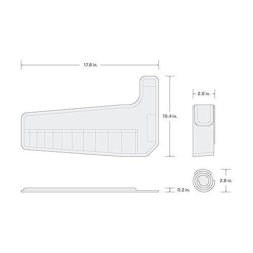 TEKTON 11-Tool Stubby Combination Wrench Pouch (1/4-3/4 in.) | OTP21106 | Made in USA