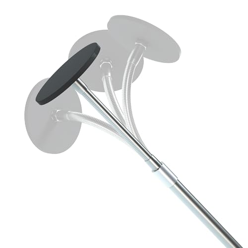 Telescoping Magnetic Pickup Tool - 58LB Strength, Extends 16"-42" with Bendable Metal Hose for Easy Nail/Screw Retrieval