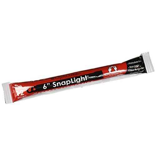 Cyalume 9-00721 Snap Light Stick, 6", Red (Pack of 20)