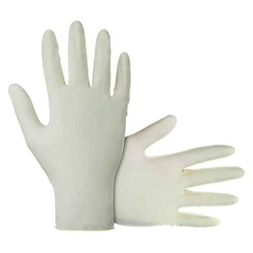 Dyna Grip Powder-Free Premium Latex Disposable Gloves | 7 Mil - 2XL - 100 Count | Textured Grip, Beaded Cuff, Single Use | for Automotive, Industrial, Janitorial, MRO, Food Service | 650-1005,White