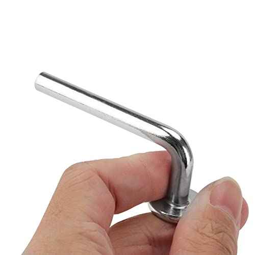 100 Pack 2.4 x 0.24 Inch Universal Pallet Rack Drop Pin, Round Head Pallet Rack J Bolt Safety Pins for Racks and Shelving Units