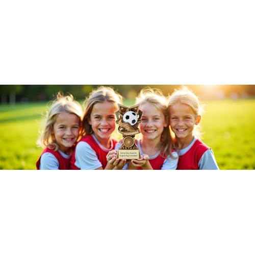 Champion V Sports Trophy Award with Custom Engraving ? Recognition Trophy for Kids and Adults Team Awards for Competitions School Sports Student Athletes MVPs Tournaments and Celebrations