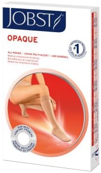 JOBST Opaque SoftFit 15-20 mmHg Closed Toe Knee High Compression Stocking, Espresso, Medium