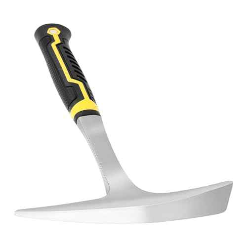 2 Pack 30oz Weeding Mattock Hoe, Small Rock Pick Axe with A Pointed Head and Pick Axes for Digging, Mining, Carpenters, Geologists