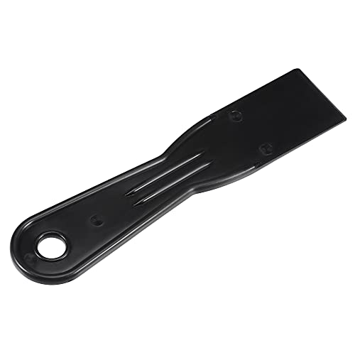 uxcell Putty Scraper 1.5" ABS Plastic Spatula Drywall Patch Repair Spreader Wall Covering Smoother Black 4Pcs