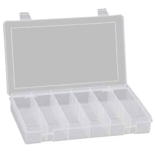 Durham SP12-CLEAR (10 pack) Small, Plastic Compartment Box