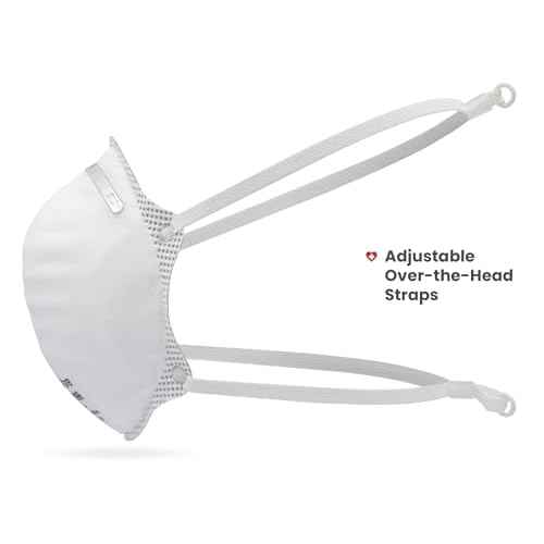 Well Before NIOSH Approved N99 Respirator Masks - Breathable & Comfortable - Pack of 10