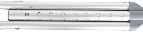 PCP Aluminum Crutches, Push Button Adjustable Height, Lightweight, 1 Pair, Junior Youth Size (4'6" to 5'2")