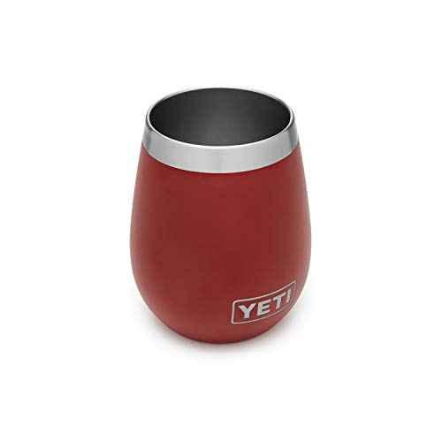 YETI Rambler 10 oz Wine Tumbler, Vacuum Insulated, Stainless Steel, NO LID