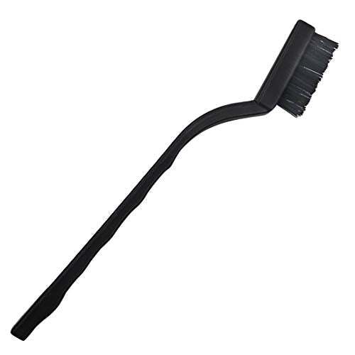 Scratch Brush Nylon Wire Brush Curved Handle for Cleaning Welding Slag and Rust 10PCS