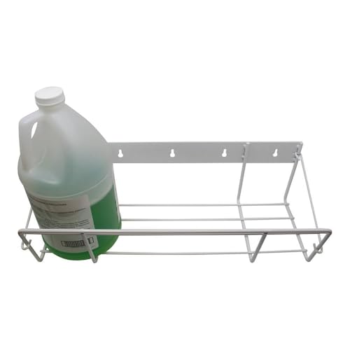 TCD Parts Wall Mount Jug Storage Rack ? Heavy Duty Wire Organizer for 1 Gallon Jugs ? Soap, Detergent, & Hand Sanitizer Holder ? Space-Saving Wall-Mounted Liquid Storage