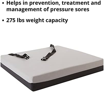 McKesson Seat Cushion for Wheelchairs and Office Chair, Foam/Gel, 20 in x 18 in x 3 in, 1 Count