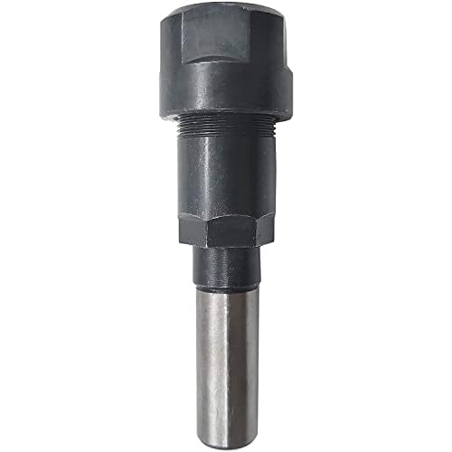 1/2 inches Shank Router Bit Collet Extension with 2-1/4 inches Additional Travel, Adapter for 1/2-inch Shank Bits Extends The Router Bit an Additional 2-1/4 inches