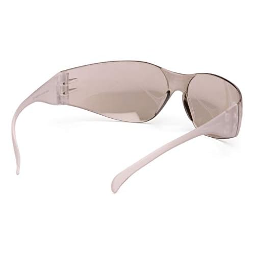 Pyramex Safety Glasses,Clr/I/O Mirror (Pack of 12)
