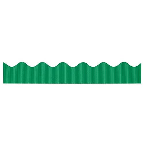Bordette Scalloped Decorative Border P37144, 2-1/4" x 50', Emerald, 1 Roll