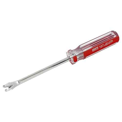 3 Pcs Tack Lifter Nail Puller, Elbow Head V Tip Nail Staple Rivet Tack Puller Screwdriver Tool, Length: 7.4"