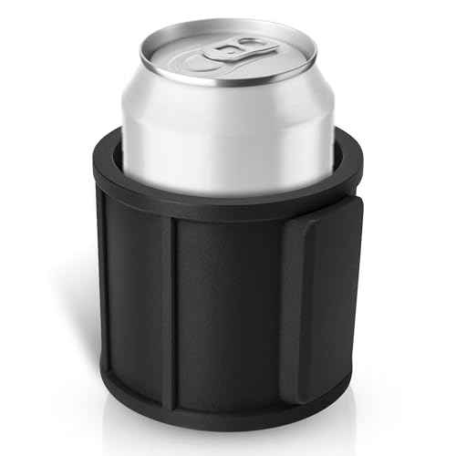 SoftJaw Slim Magnetic Cupholder | Heavy-Duty Rubber Tool Holder for Water Bottles & Cans | Scratch-Resistant & Durable for Trucks, Equipment, Worksites, Tailgating & More | Made in USA (Black, Slim)