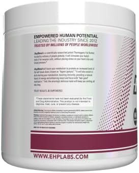 EHP Labs OxyShred Pre Workout Powder & Shredding Supplement - Preworkout Powder with L Glutamine & Acetyl L Carnitine, Energy Boost Drink - Passionfruit, 60 Servings