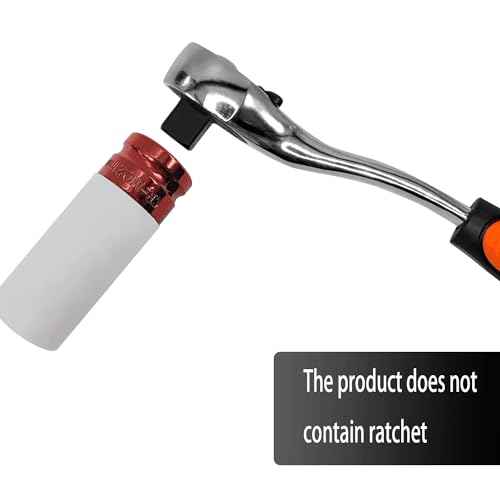 21mm 1/2" Drive Wheel Protector Impact Socket, Lug Nut Socket, Non-Marring Thin Wall Deep Socket