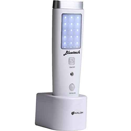 Bluetech A1EMERGENCYLIGHT Avalon LED Flashlight Night Emergency Preparedness, Portable Unit with Motion Detection,Power Failure Light & ETL Approved Blackout Light, 1 Pack, White