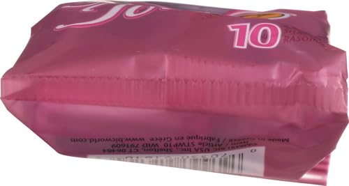 BIC Silky Touch Women's Disposable Razors, With 2 Blades, Pretty Pastel Razor Handles, 10 Count Pack of Shaving Razors (Pack of 2)