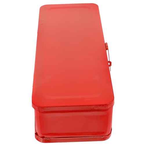 DOITOOL Thickened Metal Tool Box Large Capacity Portable Steel Toolbox Organizer Heavy Duty Storage Case for Home Car Mechanic Tools