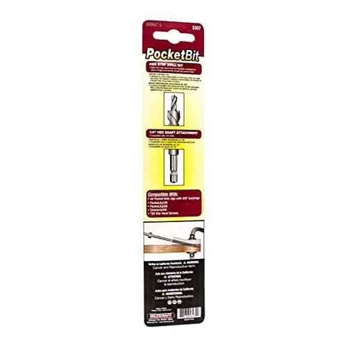 Milescraft 2307 PocketBit - Hex Shank Pocket Hole Drill Bit, Model: 23070003